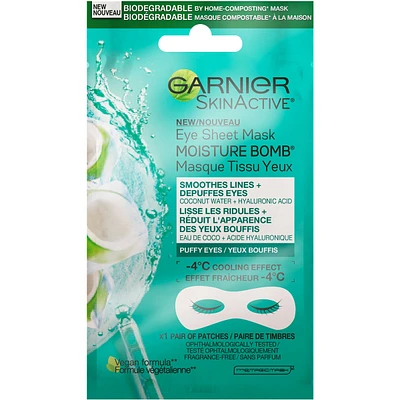 SkinActive Moisture Bomb Energizing Eye Sheet Mask