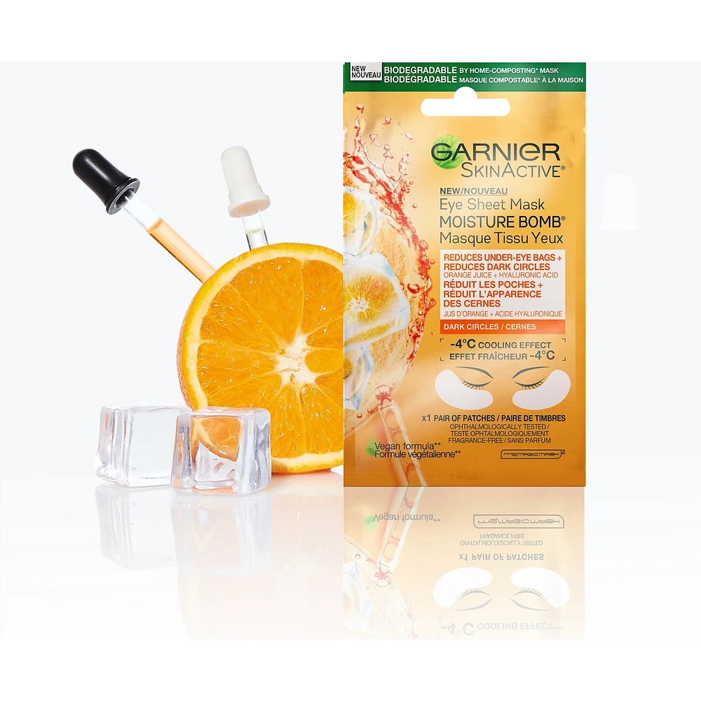 SkinActive Moisture Bomb Brightening Eye Sheet Mask