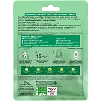 SkinActive Moisture Bomb Super Hydrating + Rebalancing Sheet Mask with Hyaluronic Acid + Green Tea