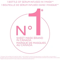 SkinActive Moisture Bomb Super Hydrating + Glow-Reviving Sheet Mask with Hyaluronic Acid + Sakura