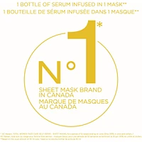 Beauty Face Mask, Brightening and Hydrating Skin Care, Hyaluronic Acid + Vitamin C, for Dull and Uneven skin