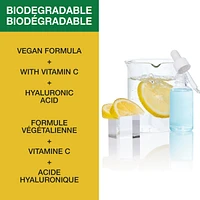 Beauty Face Mask, Brightening and Hydrating Skin Care, Hyaluronic Acid + Vitamin C, for Dull and Uneven skin
