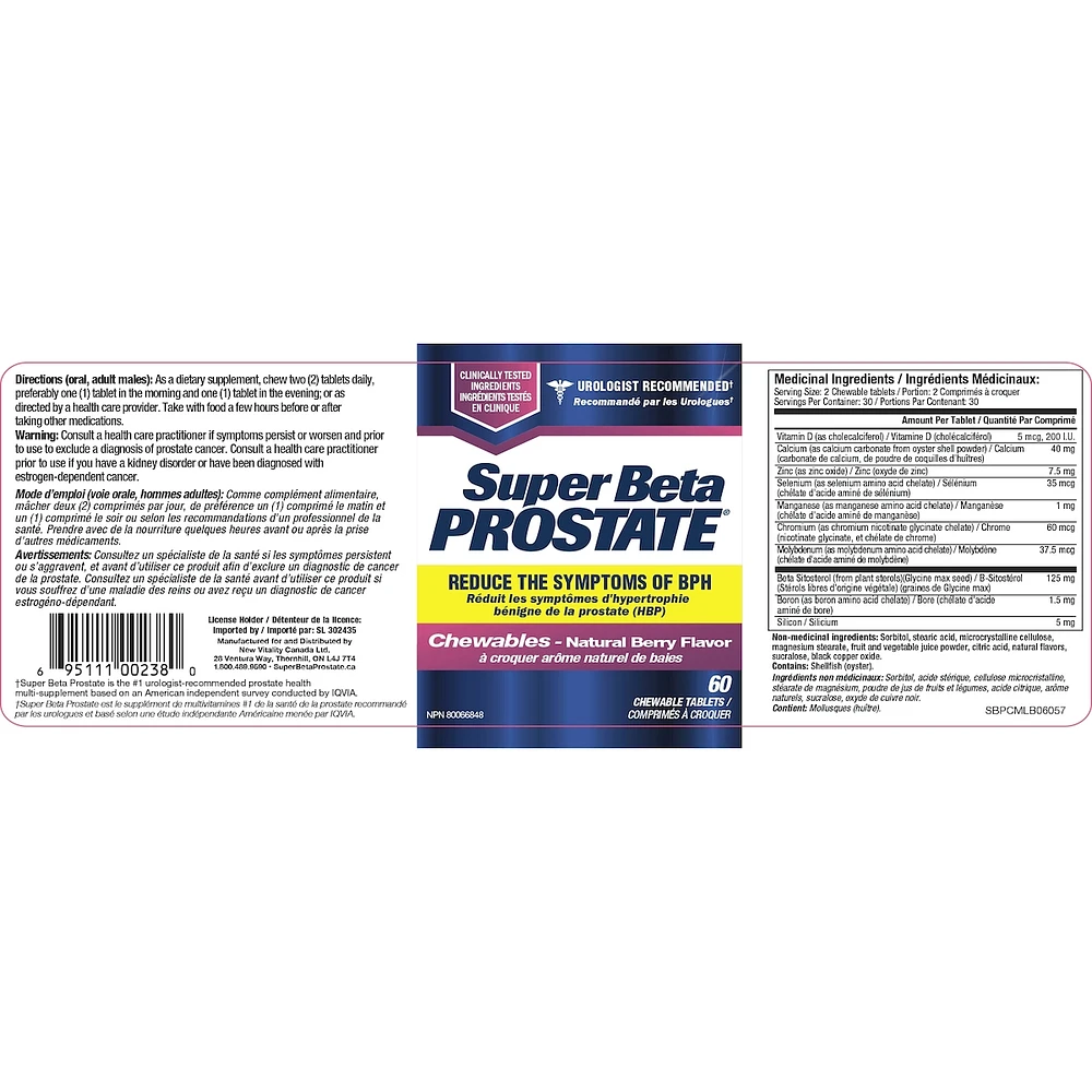 Super Beta Prostate Chewable