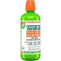 TheraBreath Solution de rinçage orale haleine fraîche menthe douce 1L