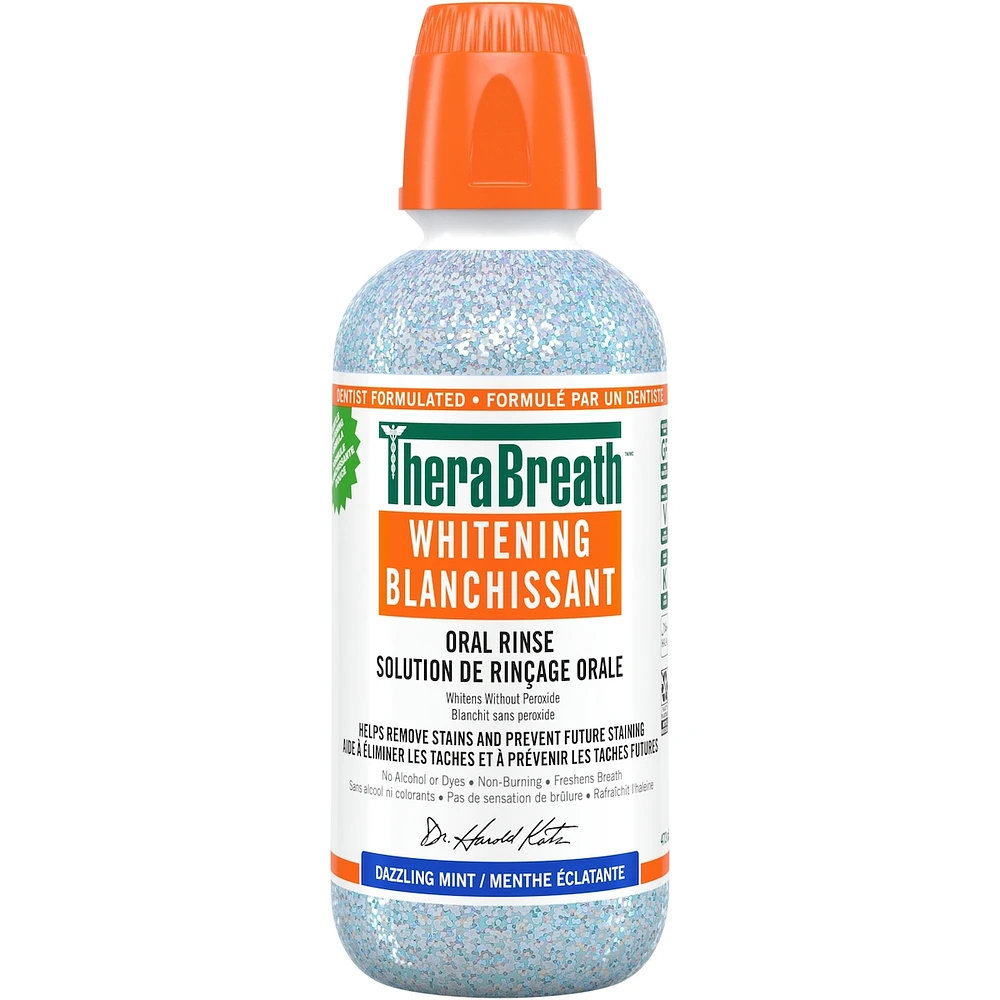 TheraBreath™ Blanchissant Solution de Rincage Orale - Menthe Éclatante