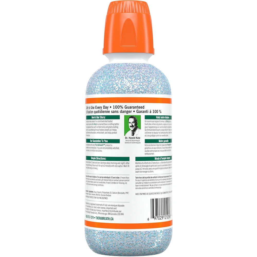 TheraBreath™ Blanchissant Solution de Rincage Orale - Menthe Éclatante