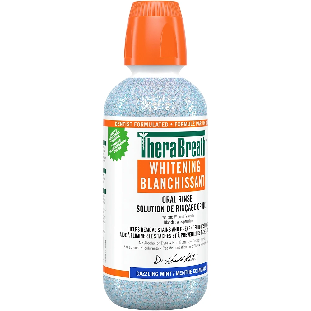 TheraBreath™ Blanchissant Solution de Rincage Orale - Menthe Éclatante