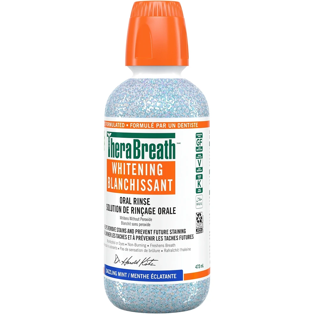 TheraBreath™ Blanchissant Solution de Rincage Orale - Menthe Éclatante
