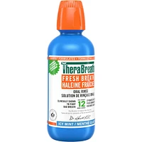 TheraBreath Haleine Fraîche Solution de Rinçage Orale Menthe Glacée 473 ml