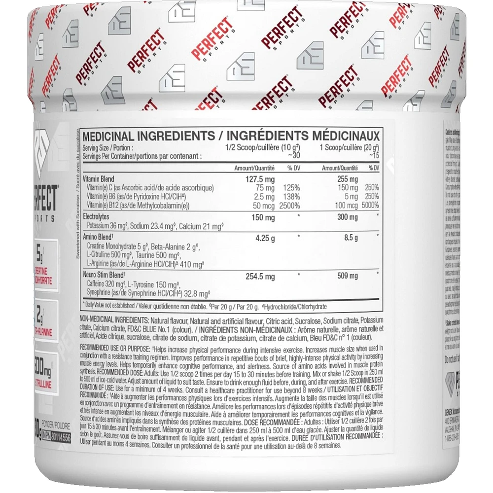 iPrep Advanced Pre Workout, Blue Raspberry