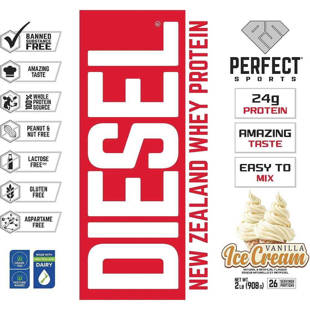 Diesel New Zealand Whey Protein Vanilla