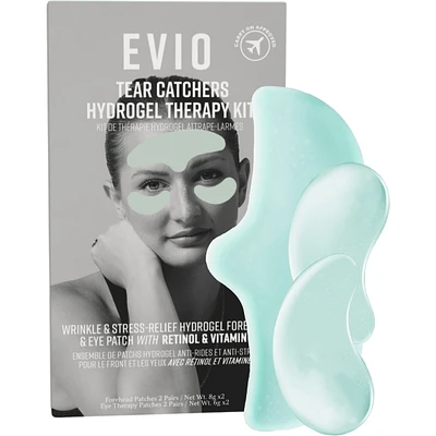 Tear Catchers Hydrogel Wrinkle & Stress-Relief Forehead & Eye Therapy Kit with Retinol & Vitamin C (x2 sets)