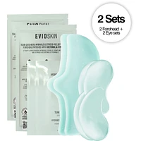 Tear Catchers Hydrogel Wrinkle & Stress-Relief Forehead & Eye Therapy Kit with Retinol & Vitamin C (x2 sets)