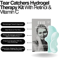 Tear Catchers Hydrogel Wrinkle & Stress-Relief Forehead & Eye Therapy Kit with Retinol & Vitamin C (x2 sets)
