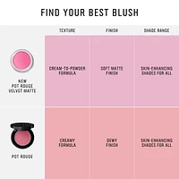 Pot Rouge Velvet Matte Cream Blush for Cheeks & Lips