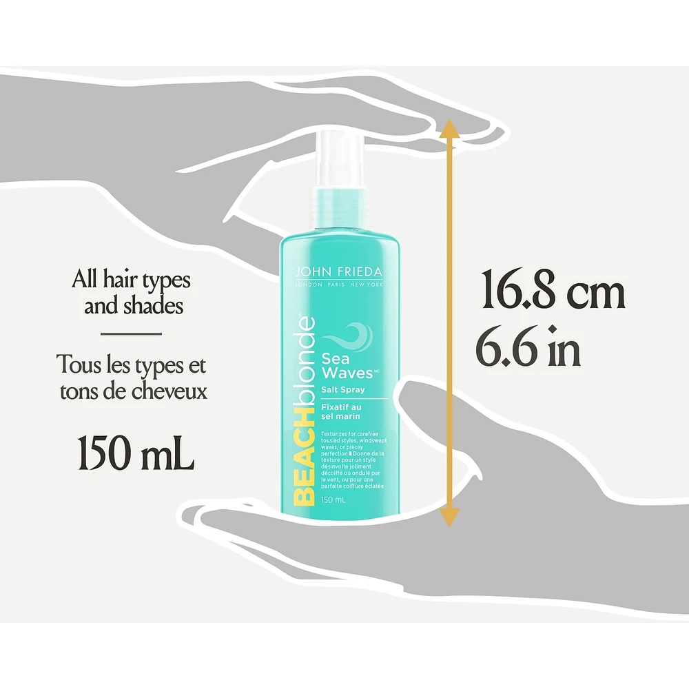 Beach Blonde Sea Waves Salt Spray