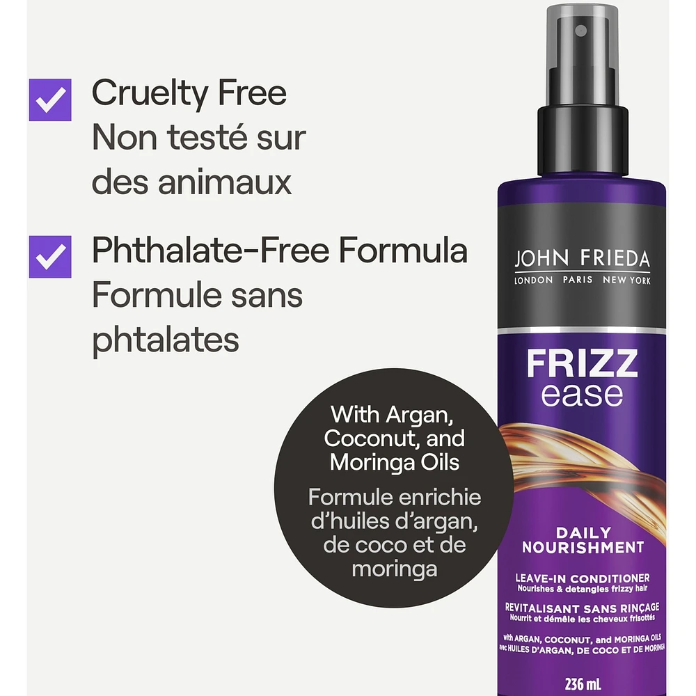 Frizz Ease Daily Nourishment Spray Leave-In Conditioner Spray