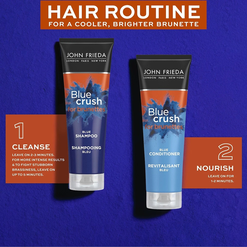Blue Crush Blue Toning Shampoo for colour Brunette Hair