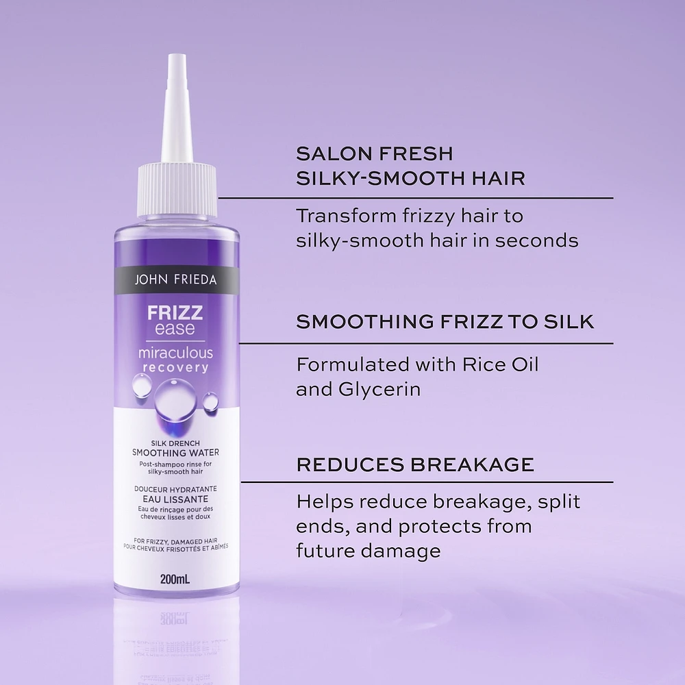 John Frieda Frizz Ease Miraculous Recovery Silk Drench Smoothing Water 200mL