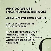 Plantscription™ Wrinkle Correction Eye Cream with Encapsulated retinol