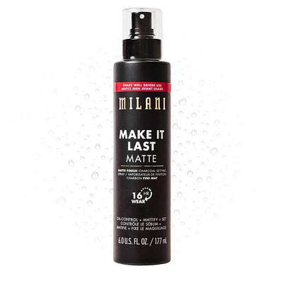 Make It Last Matte - Matte Finish Charcoal Setting Spray  Jumbo