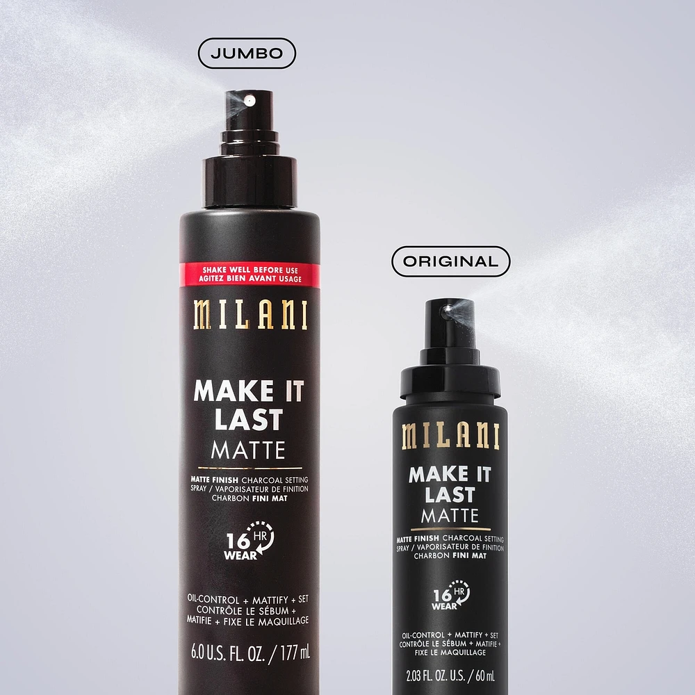 Make It Last Matte - Matte Finish Charcoal Setting Spray  Jumbo
