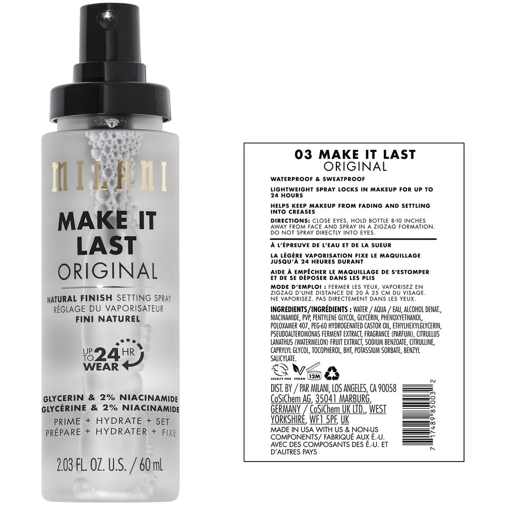 Make It Last Setting Spray - Prime + Correct + Set