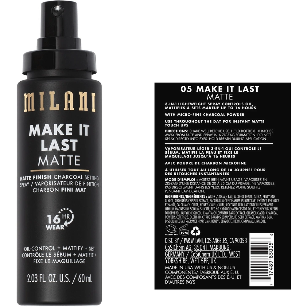 Make It Last Setting Spray - Oil Control +Mattify + Set
