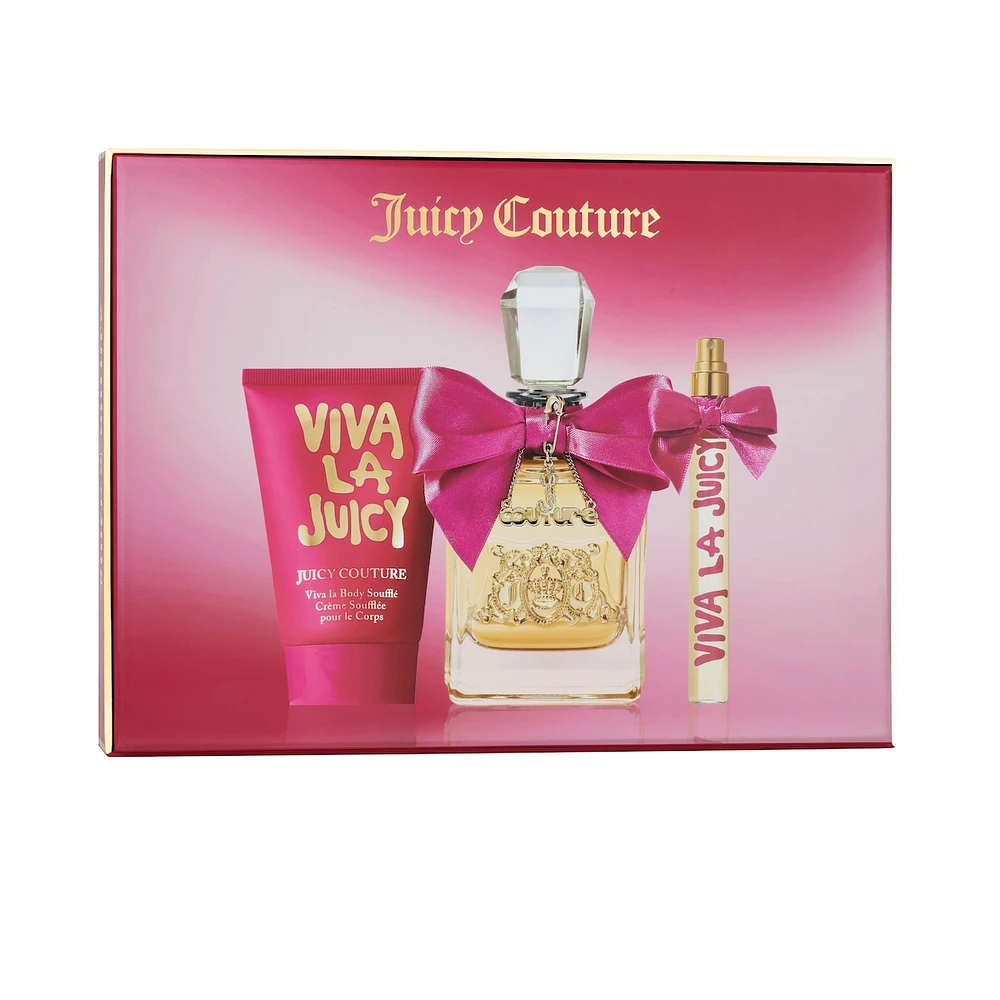 Viva La Juicy Eau de Parfum 3 Piece Fragrance Gift Set