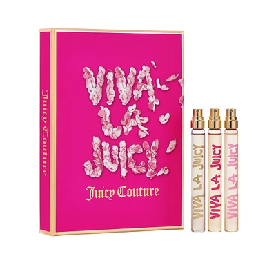 House of Juicy Couture 3pc Travel Spray Coffret