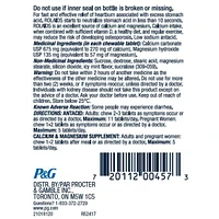 Rolaids Extra Strength Antacid, Mint Flavoured, 96ct, Fast Heartburn Relief