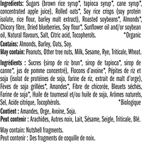 Blueberry Almond Crisp Energy Bar, 70% Organic Ingredients, No Artifical Flavours, 68 g (Pack of 12)
