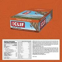 CLIF BAR - Energy Bars - Crunchy Peanut Butter - (68 Gram Protein Bars, 12 Count)