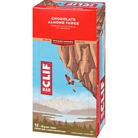 CLIF BAR - Energy Bars - Chocolate Almond Fudge - (68 Gram Protein Bars, 12 Count)