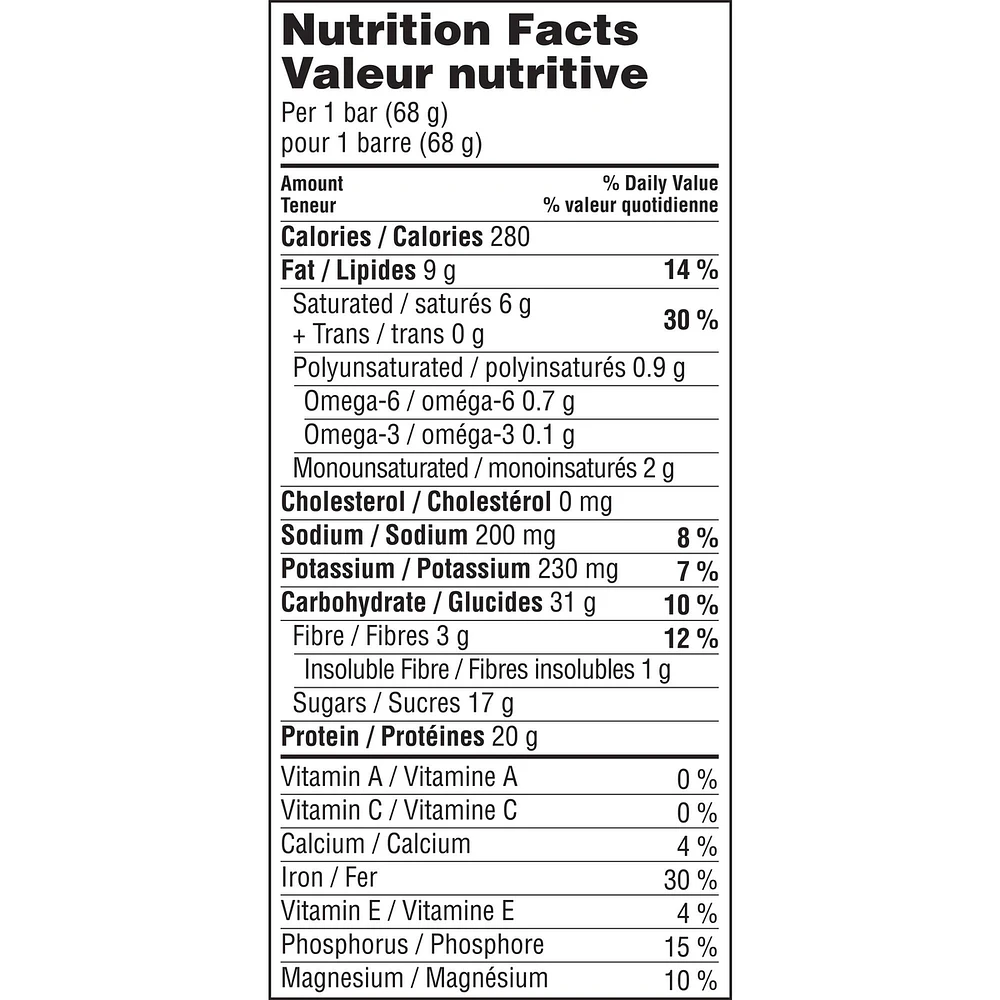 CLIF BUILDERS™  - Protein Bars - Chocolate Mint - (68 Gram Non-GMO Bars, 6 Count)