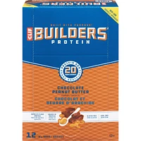 CLIF BUILDERS™  - Protein Bars - Chocolate Peanut Butter Flavour - (68 Gram Non-GMO Bars, 12 Count)