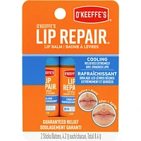 O'Keeffe's Cooling Lip Repair Twin Pack