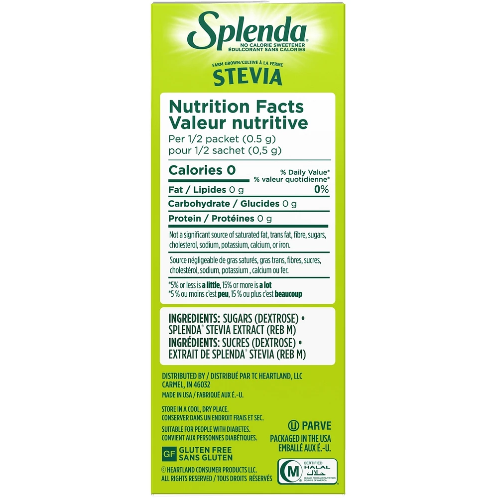 Splenda Stevia Sweetener Packets - 50ct