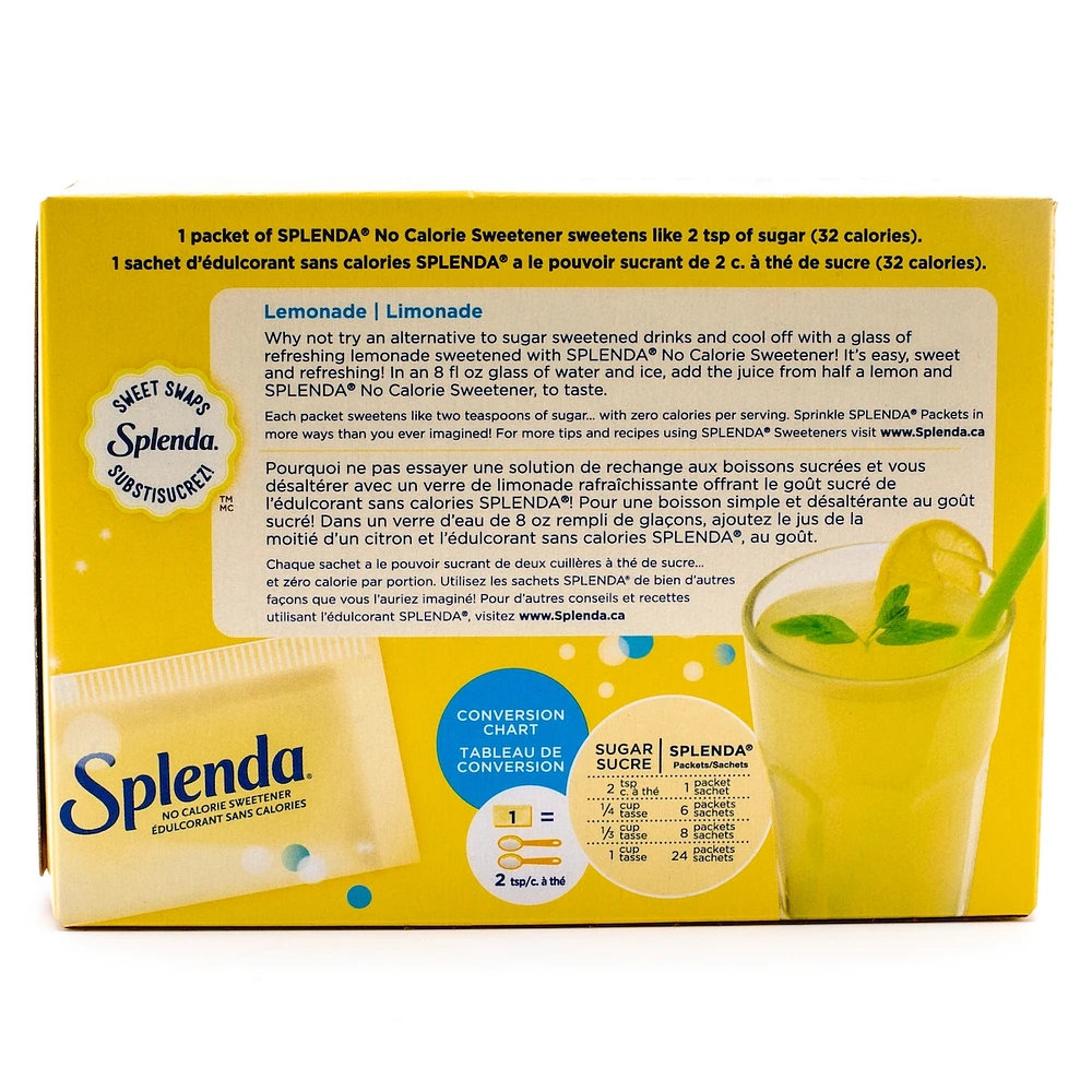 Splenda® No Calorie Sweetener Packets