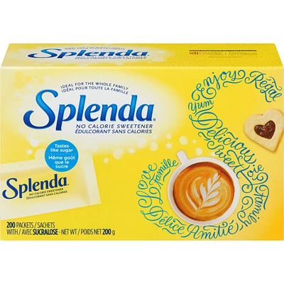 Splenda® No Calorie Sweetener Packets With Gng Liquid