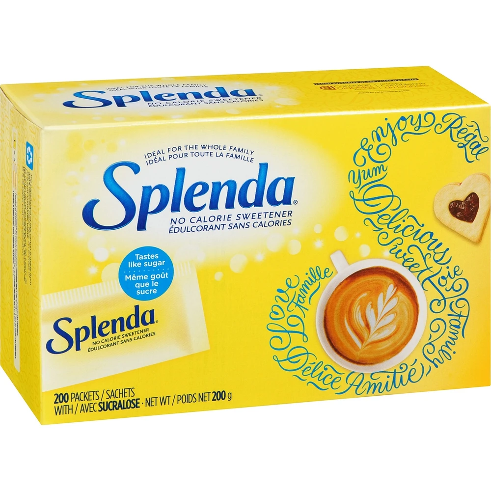 Splenda® No Calorie Sweetener Packets With Gng Liquid