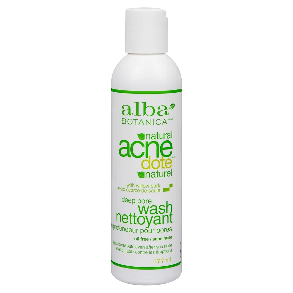 Natural Acne Deep Pore Wash with Willow Bark