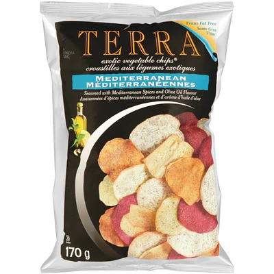Croustilles méditerranéennes aux légumes exotiques