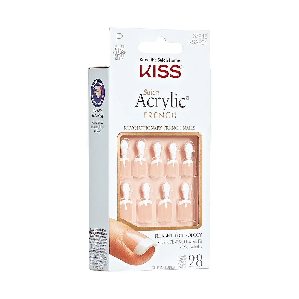 Kiss Salon Acrylic - French Power Play