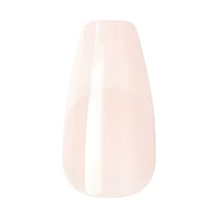 Kiss Salon Acrylic - French Nude Leilani - Fake Nails, 28 Count, Medium