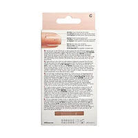 Kiss Salon Acrylic - French Nude Leilani - Fake Nails, 28 Count, Medium