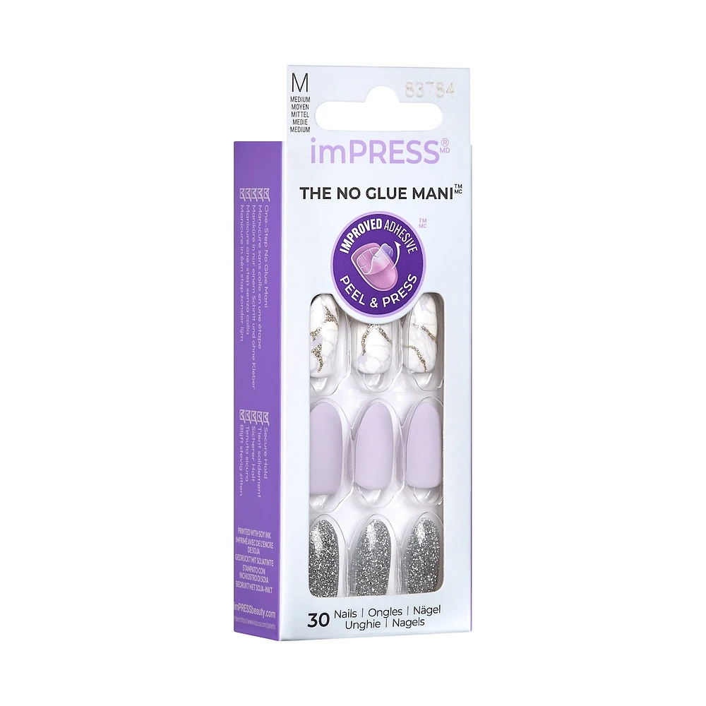 Kiss Impress Press-On - Climb Up Fake Nails, 30 Count, Medium