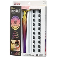 Impress Press-On Falsies Eyelashes, Voluminous