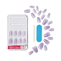 Kiss Gel Fantasy - Quince Jelly Fake Nails, 28 Count, Medium