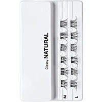 Impress Press-On Falsies Eyelash Clusters Minipack, Natural, Classy